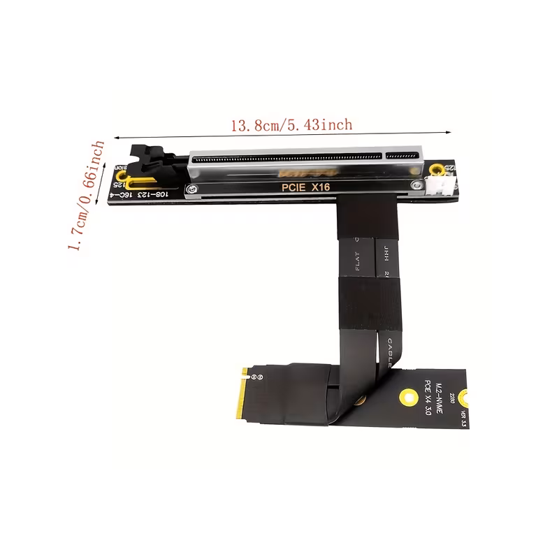 M.2 to PCIe x16 riser cable